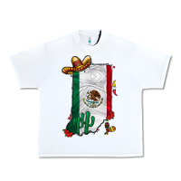 White mexican indiana Urban Heavy Tee - CowhideDigitalArt