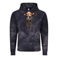 Cloud Black heifer cow Vintage Hoodie - RanaPortraitStore
