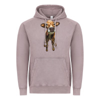 Vintage Zinc heifer cow Vintage Hoodie - RanaPortraitStore