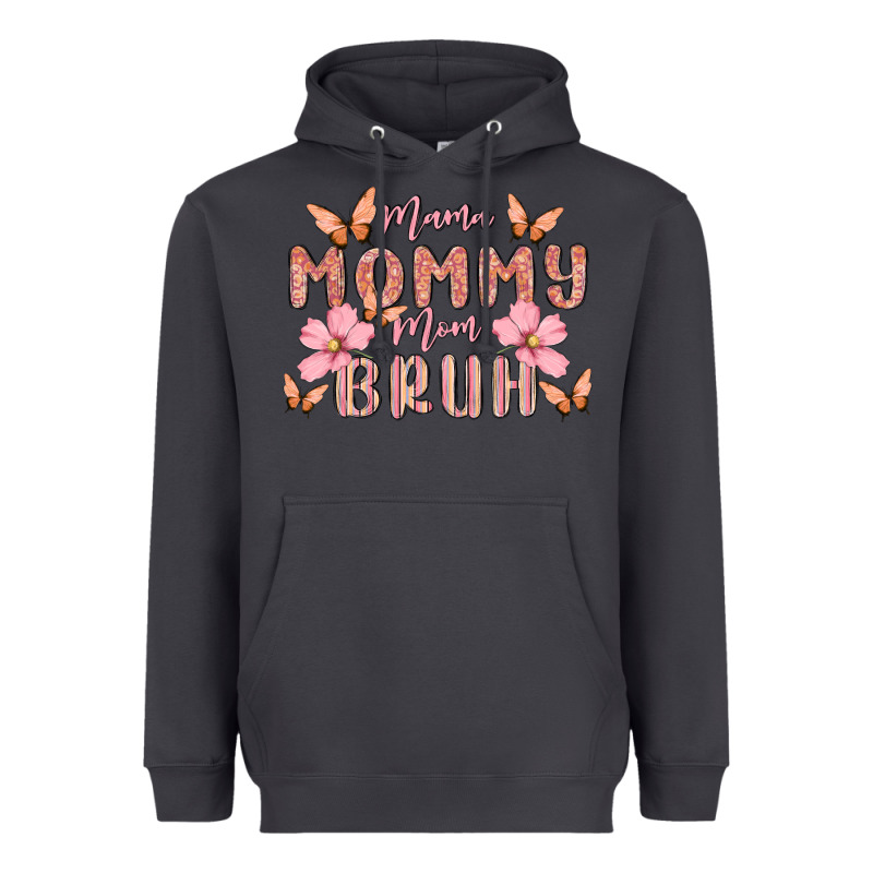 Mama Mommy Mom Bruh Heavyweight Hoodie by MaliasSmallBusiness | Teevron