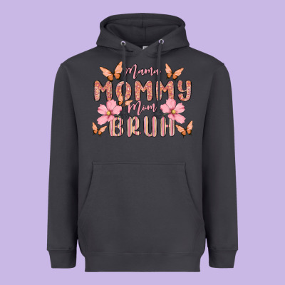 Mama Mommy Mom Bruh Heavyweight Hoodie Designed By Maliassmallbusiness