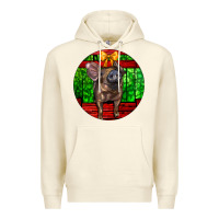 Sandshell christmas pig Premium Hoodie - LillyAllenDesigns