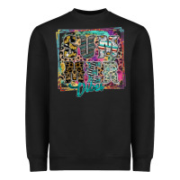 Black summer vibes Heavyweight Sweatshirt - SublimationCraftShop
