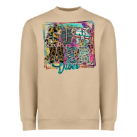 Mushroom summer vibes Heavyweight Sweatshirt - SublimationCraftShop