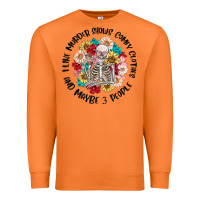Carrot i like murder shows comfy clothes and like 3 peopl Premium Sweatshirt - MaliasSmallBusiness