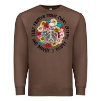 Chestnut i like murder shows comfy clothes and like 3 peopl Premium Sweatshirt - MaliasSmallBusiness