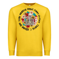 Lemon i like murder shows comfy clothes and like 3 peopl Premium Sweatshirt - MaliasSmallBusiness
