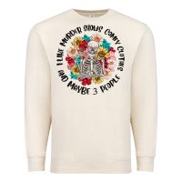 Sandshell i like murder shows comfy clothes and like 3 peopl Premium Sweatshirt - MaliasSmallBusiness