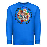 True Royal i like murder shows comfy clothes and like 3 peopl Premium Sweatshirt - MaliasSmallBusiness
