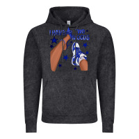 Vintage Black I Have Two Moods Royal Blue Sneakers Afro Girl Vintage Hoodie - texasbilliewilder