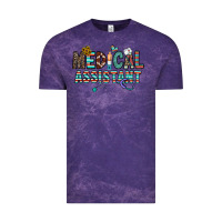 Cloud Purple medical asistant Vintage Tee - CowhideDigitalArt