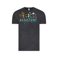 Vintage Black medical asistant Vintage Tee - CowhideDigitalArt