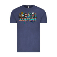 Vintage Denim medical asistant Vintage Tee - CowhideDigitalArt