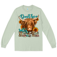 Matcha don't be a salty heifer long haired cow Long Sleeve Tee - Jasminsmagicworld