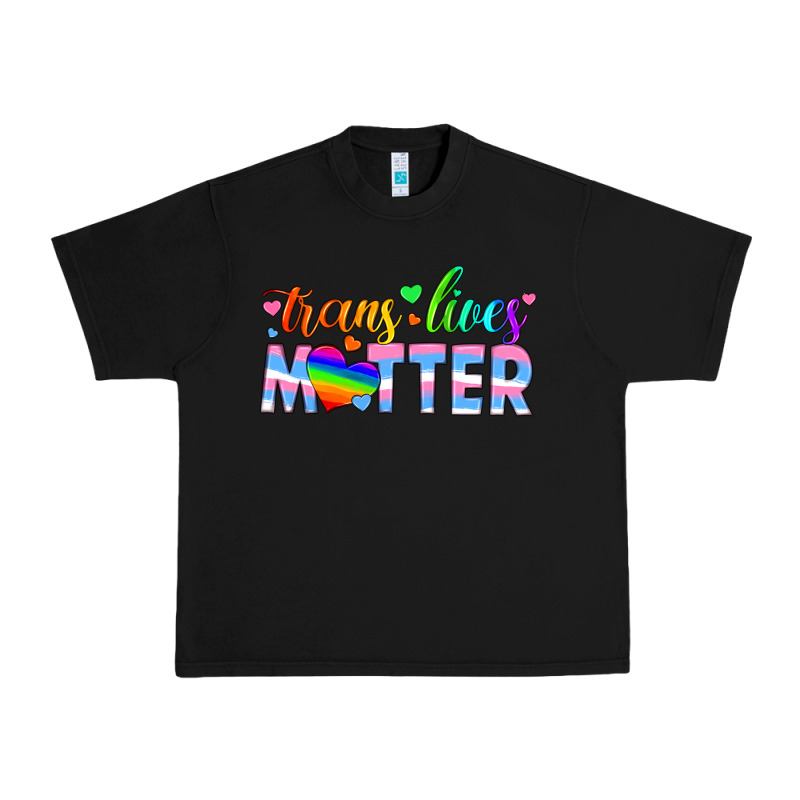 Trans Lives Matter Urban Heavy Tee by HRA Design Shop | Teevron