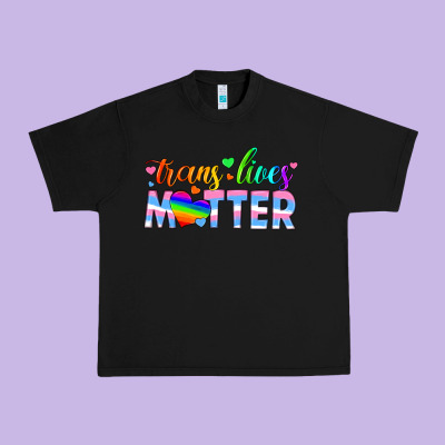 Trans Lives Matter Urban Heavy Tee Designed By Hra Design Shop