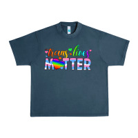 Midnight Navy trans lives matter Urban Heavy Tee - HRA Design Shop