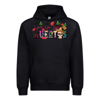 Black Dia De Los Muertos Urban Hoodie - texasbilliewilder