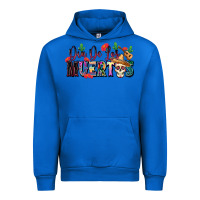 Cobalt Dia De Los Muertos Urban Hoodie - texasbilliewilder