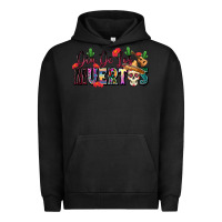 Pigment Black Dia De Los Muertos Urban Hoodie - texasbilliewilder