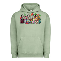 Pigment Oil Green Dia De Los Muertos Urban Hoodie - texasbilliewilder