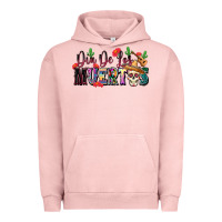 Pigment Salmon Dia De Los Muertos Urban Hoodie - texasbilliewilder