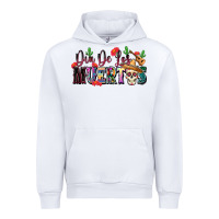 White Dia De Los Muertos Urban Hoodie - texasbilliewilder