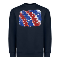 Patriotic Tie Dye Background Heavyweight Sweatshirt | Teevron