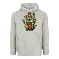 Moon Dust western whiskey bottle Heavyweight Hoodie - NancyCooperArtShop