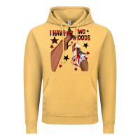 Vintage Mustard I Have Two Moods Black and Red Sneakers Afro Girl Vintage Hoodie - texasbilliewilder