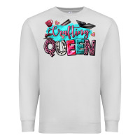 Dove Grey crafting queen Premium Sweatshirt - NancyCooperArtShop