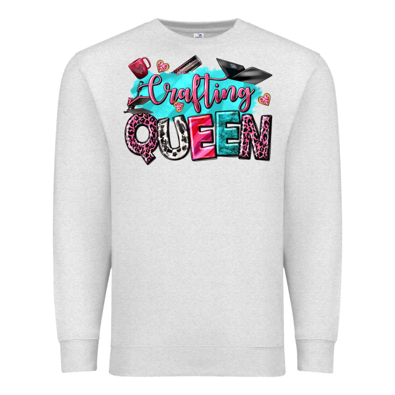 Crafting Queen Premium Sweatshirt by NancyCooperArtShop | Teevron