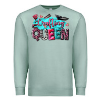 Seafoam crafting queen Premium Sweatshirt - NancyCooperArtShop