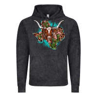 Vintage Black texas longhorn texas map Vintage Hoodie - JahusDesignShop