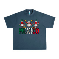 Midnight Navy mexico gnome Urban Heavy Tee - CowhideDigitalArt