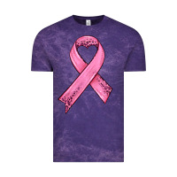 Cloud Purple pink ribbon Vintage Tee - HRA Design Shop