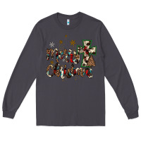 Smoke merry christmas wood slice ornament Long Sleeve Tee - JahusDesignShop