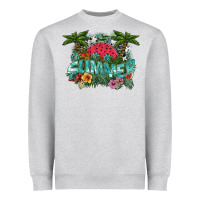 Heather Grey summer Heavyweight Sweatshirt - SublimationCraftShop
