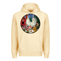 Pina Colada leghorn rooster christmas ornament Premium Hoodie - LillyAllenDesigns