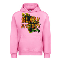 Fuchsia Pink its the black history for me Urban Hoodie - NancyCooperArtShop