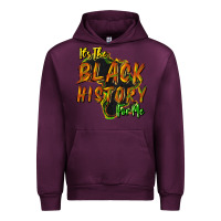 Mauve Wine its the black history for me Urban Hoodie - NancyCooperArtShop