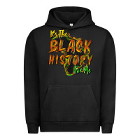 Pigment Black its the black history for me Urban Hoodie - NancyCooperArtShop