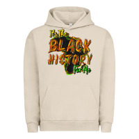 Pigment French Oak its the black history for me Urban Hoodie - NancyCooperArtShop