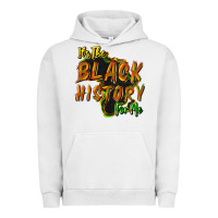 Pigment Lunar Rock its the black history for me Urban Hoodie - NancyCooperArtShop