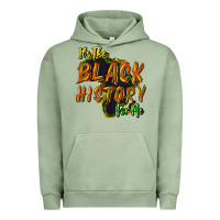 Pigment Oil Green its the black history for me Urban Hoodie - NancyCooperArtShop