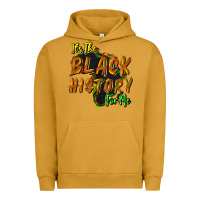 Pigment Peanut Butter its the black history for me Urban Hoodie - NancyCooperArtShop
