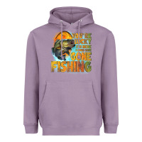Lavender youre lucky im here i could have gone fishing Heavyweight Hoodie - NancyCooperArtShop