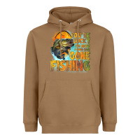 Toasted Coconut youre lucky im here i could have gone fishing Heavyweight Hoodie - NancyCooperArtShop