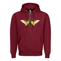 Hercules Beetle With Wings Zipper Hoodie | Teevron