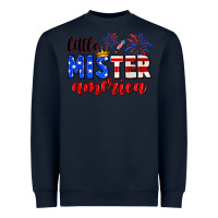 Navy little mister america Heavyweight Sweatshirt - Neo Western